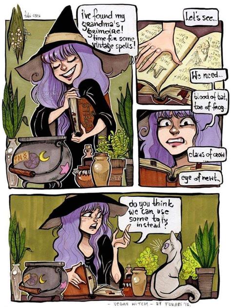 Comic strip witch